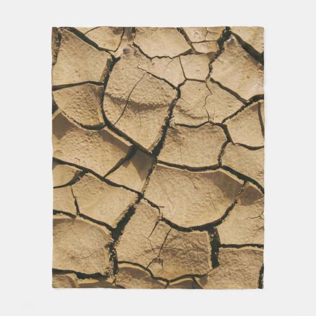 Brown soil fleece blanket (Front)