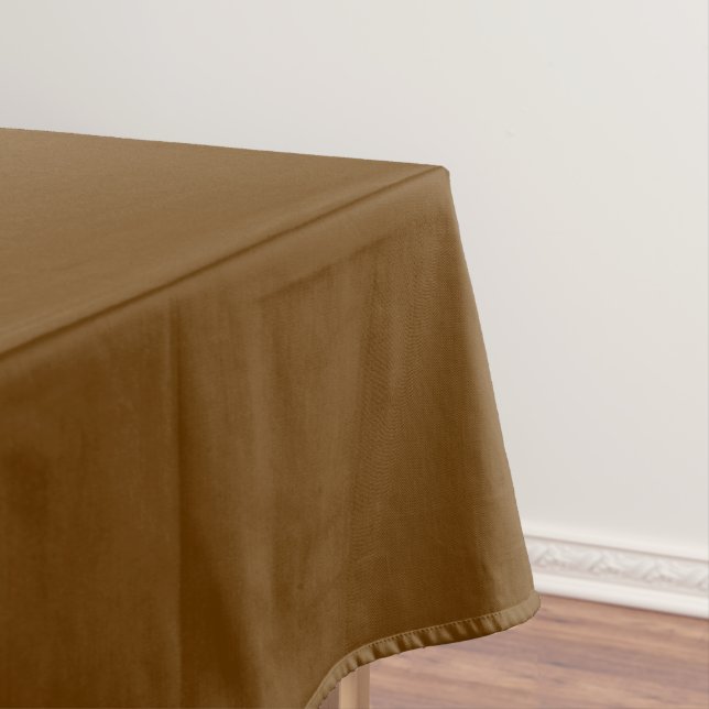 Brown (solid colour)  tablecloth (In Situ)