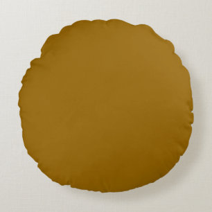 brown solid plain pillow