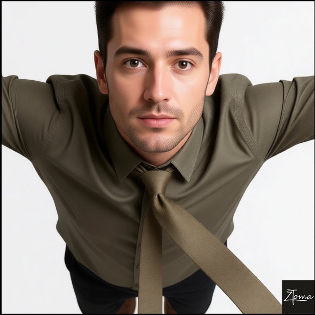 Brown Speckle Charm  Tie (Creator Uploaded)