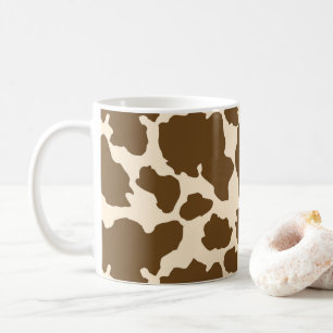 Brown Spots Cow Print Farmer Farm Animals Classy Coffee Mug