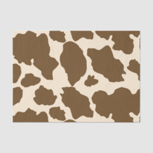 Brown Spots Cow Print Farmer Farm Animals Classy Tissue Paper