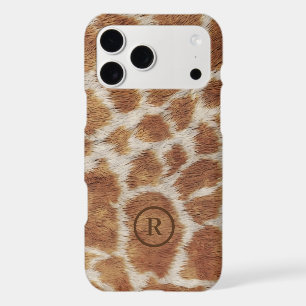 Brown spots tiger faux fur pattern