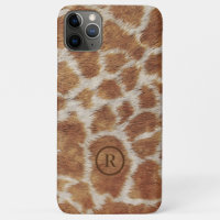 Brown spots tiger faux fur pattern