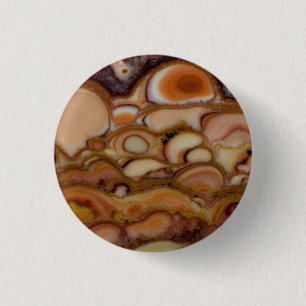Brown Spotted Onyx 3 Cm Round Badge