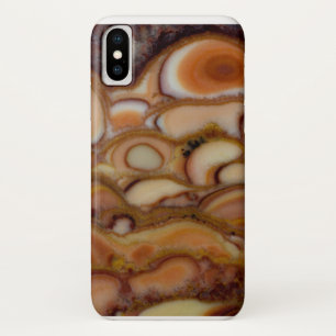 Brown Spotted Onyx iPhone X Case