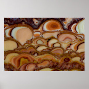 Brown Spotted Onyx Poster