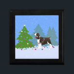 Brown Springer Spaniel Decorating Christmas Tree Gift Box<br><div class="desc">Springer Spaniel Christmas design. This silhouette can also represent: Cavalier King Charles Spaniel, Field spaniel, English Cocker Spaniel, American Cocker Spaniel, Sussex, English Springer, Toy Spaniel, Welsh Spaniel, Water Spaniel, Swamp Poodle, Frisian Water Dog, Otterhoun, Wetterhoun, Dutch Spaniel, French Spaniel, French Setter, Canadian Setter, Japanese Spaniel, Tibetan Spaniel, Simkhyi, Tibbie,...</div>