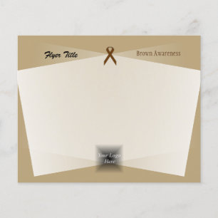 Brown Standard Ribbon by Kenneth Yoncich Flyer