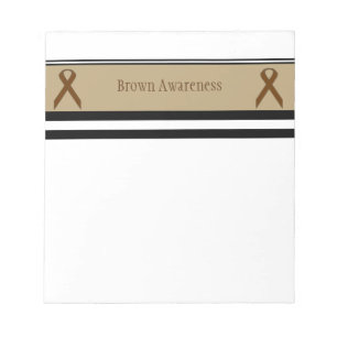 Brown Standard Ribbon Notepad