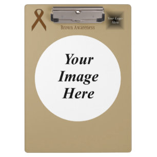 Brown Standard Ribbon Template by Kenneth Yoncich Clipboard