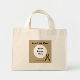 Brown Standard Ribbon Tmpl by Kenneth Yoncich Mini Tote Bag
