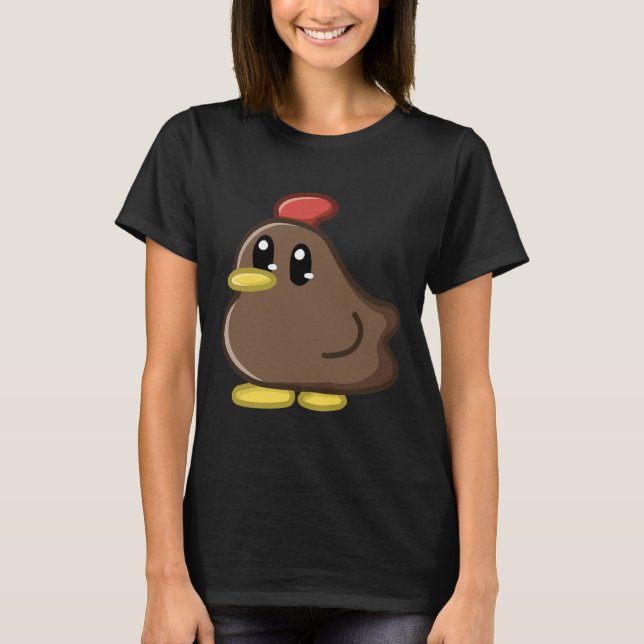 Brown Stardew Valley Chicken   T-Shirt (Front)
