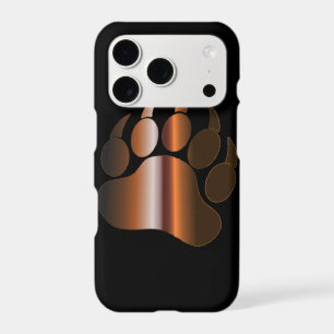 BROWN STEEL BEAR PAW ON BLACK