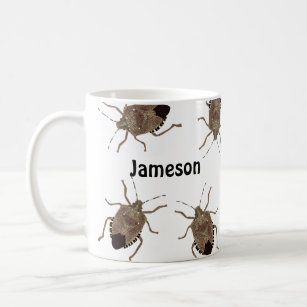 Brown Stink Bugs Funny Creepy Personalised Coffee Mug