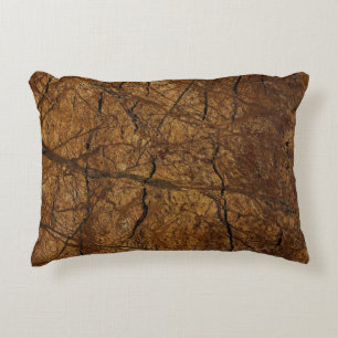Brown Stone Pattern Father's Day Decorative Cushion