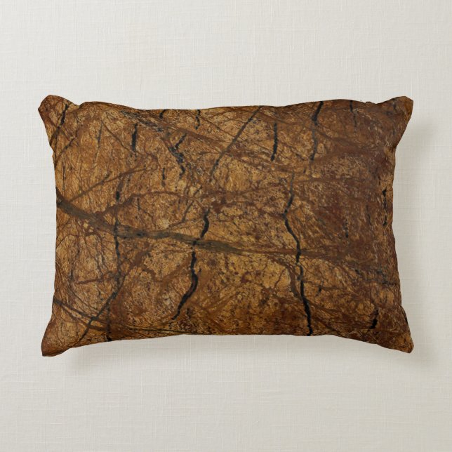 Brown Stone Pattern Father's Day Decorative Cushion (Front)