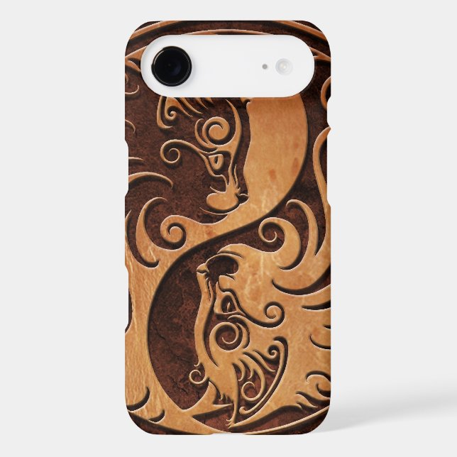 Brown Stone Yin Yang Kittens Case-Mate Samsung Galaxy Case (Back)