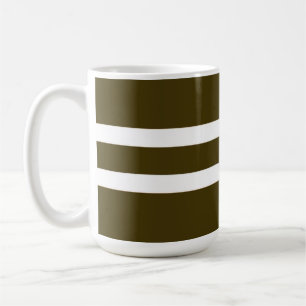 Brown Striped Mug