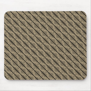 Brown stripes and dividers black or chess inclined mouse mat