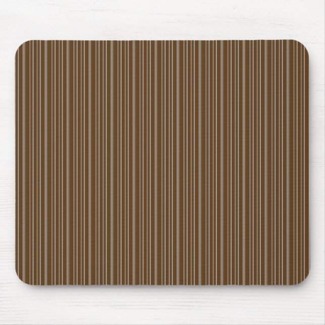 Brown Stripes Mouse Mat (Front)