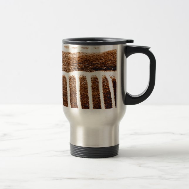 Brown Stripes_ Travel Mug (Right)