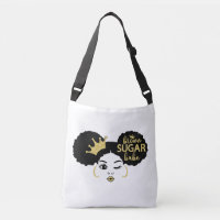 Brown Sugar Babe in Black and Gold