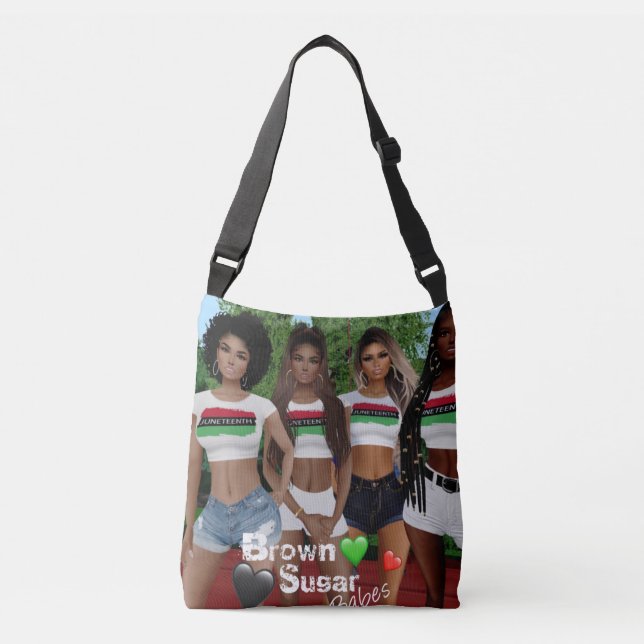 Brown Sugar Babes Crossbody Bag 2 (Front)