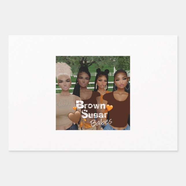 Brown Sugar Babes Gift Wrap 14 (Front)