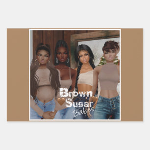 Brown Sugar Babes Gift Wrap 2