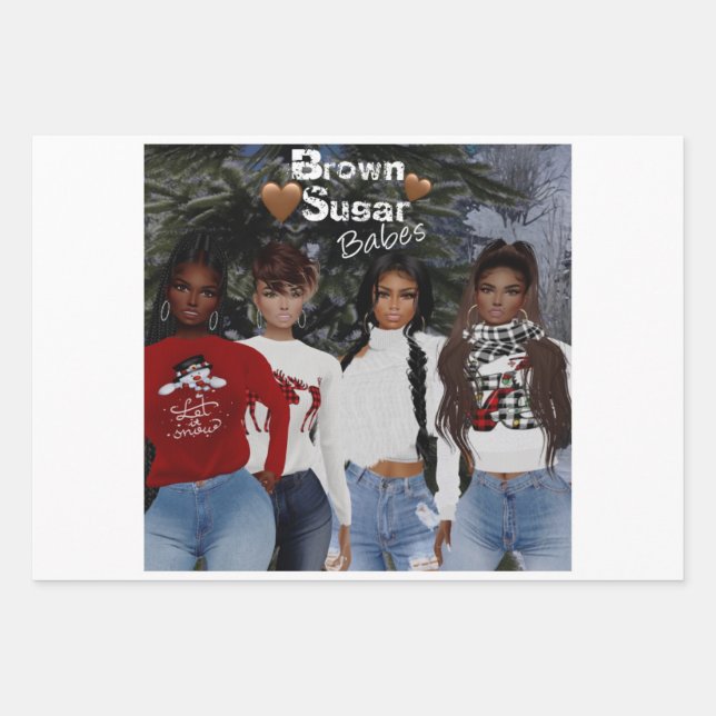 Brown Sugar Babes Gift Wrap 3 (Front)