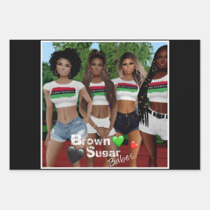 Brown Sugar Babes Gift Wrap 5