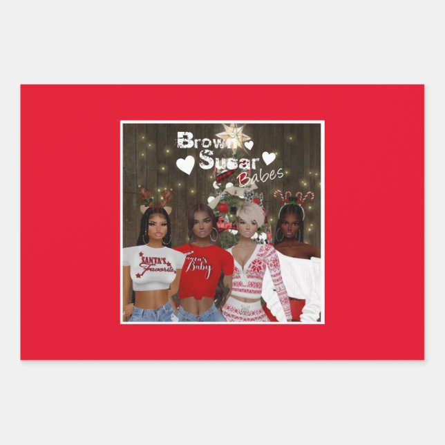 Brown Sugar Babes Gift Wrap 8 (Front)