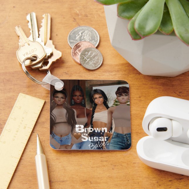 Brown Sugar Babes Keychain 1 (Desk)