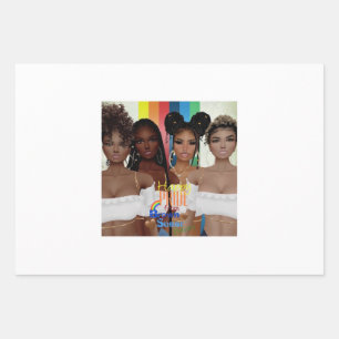 Brown Sugar Babes Pride Gift Wrap 1