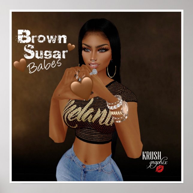 Brown Sugar Babes x Krush Graphix Poster 1 (Front)