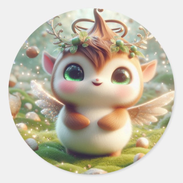 Brown Sugar Classic Round Sticker (Front)