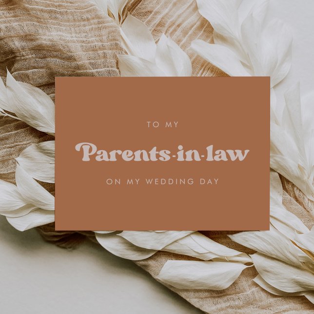 Brown sugar To my parents-in-law wedding day card (Creator Uploaded)