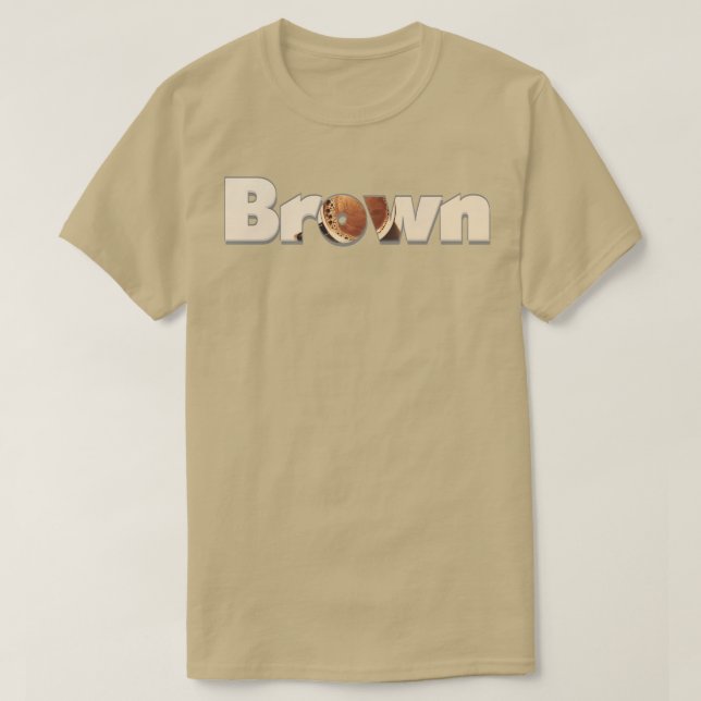 Brown T-Shirt (Design Front)