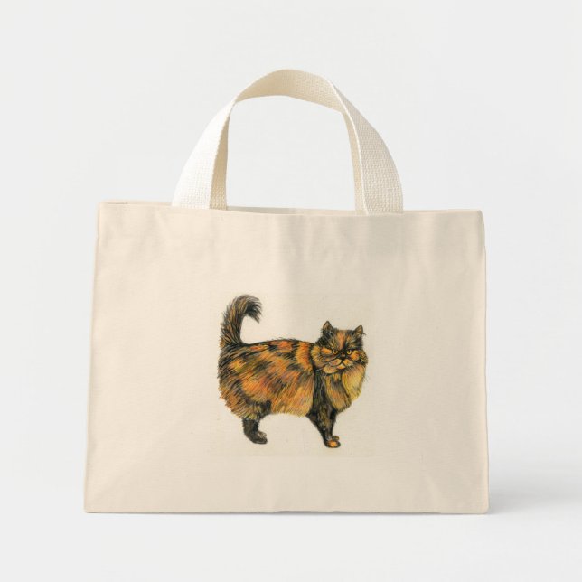 Brown Tabby Cat Tote Bag (Front)