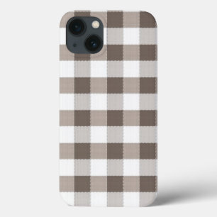 Brown Table Cloth Pattern iPhone 13 Case
