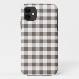 Brown Table Cloth Pattern iPhone 11 Case
