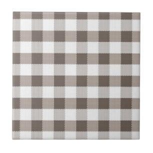 Brown Table Cloth Pattern Tile