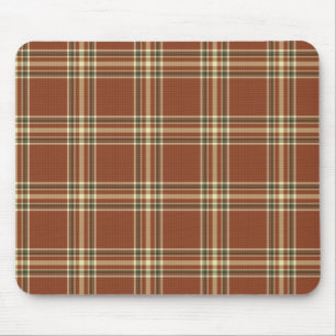 Brown Tartan Mousepad