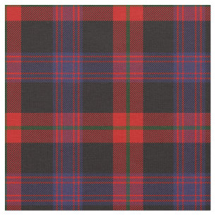 Brown Tartan Print Fabric