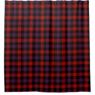 Brown Tartan Shower Curtain