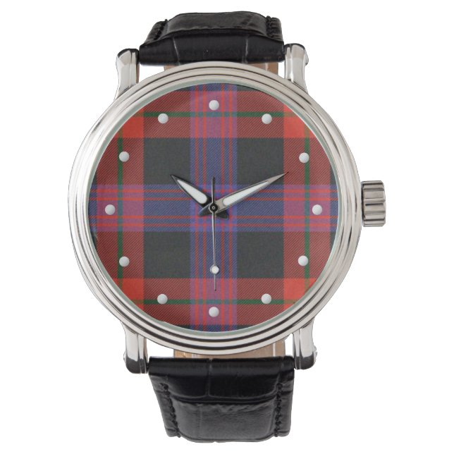 Brown Tartan Watch (Front)