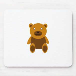 Brown teddy bear clipart mouse mat
