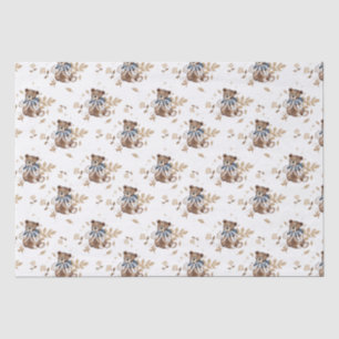 Brown Teddy Bear It's A Boy! Shower Napkins Tissue Paper