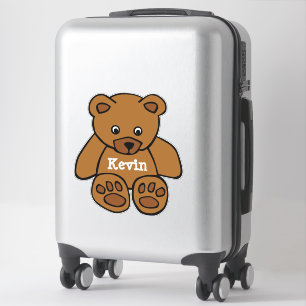 brown teddy bear - personalised